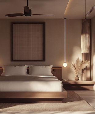 Diseño minimalista del dormitorio